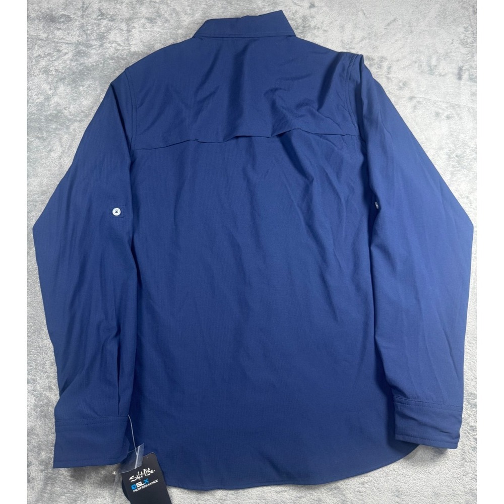 Salt Life SLX Performance Fishing And Boating Button Down Shirt Vented Men Small - Picture 13 of 16